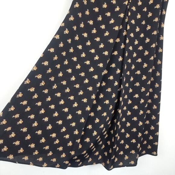 Flynn Skye | Carla Mini Shirt Dress Floral Black Small - Picture 5 of 10